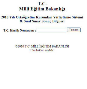 SBS sonuçları açıklandı