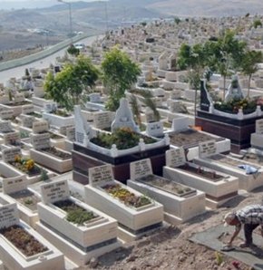 Mezarlıkta hırsız avı