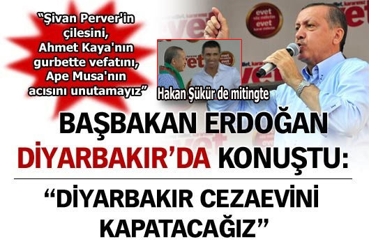Erdoğan Diyarbakır'da konuştu