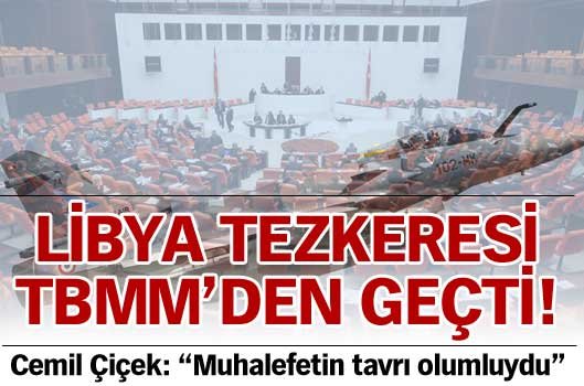 Libya İçin TBMM Gizli Oturumu