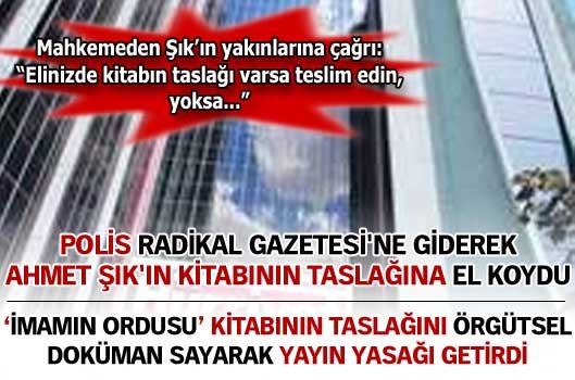 Radikal Gazetesi’nde Polis Araması