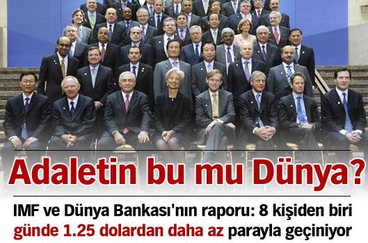 Adaletin bu mu Dünya?
