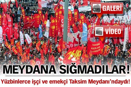 Akın akın Taksim'e!