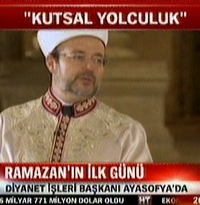 Ramazan'ın ilk gününde Ayasofya'dan mesajlar