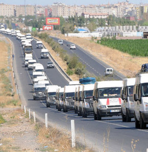 Son yılların en büyük askeri sevkiyatı.