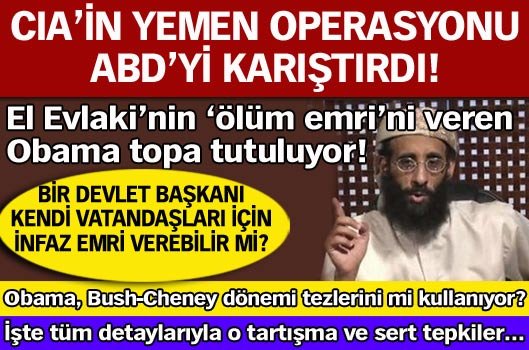 CIA'in Yemen operasyonu ABD'yi kar��t�rd�!