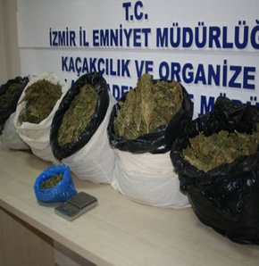 İzmir'de esrar operasyonu