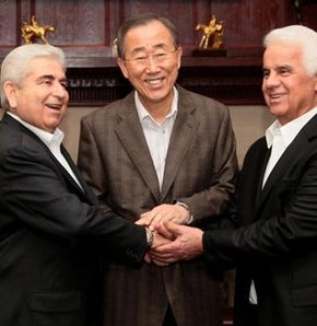Kıbrıs Greentree Zirvesi KKTC Cumhurbaşkanı Derviş Eroğlu Rum Yönetimi Lideri Dimitris Hristofyas BM Genel Sekreteri Ban ki Moon