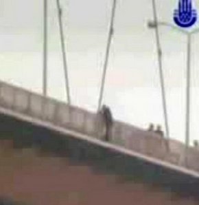 Köprüde intihar girişimi