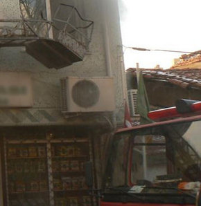 Kalorifer kazanı bomba gibi patladı