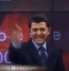 canlı yayında spikere ilginç şaka