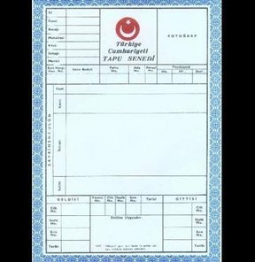 Yerine gitmeden tapu işlemi yapmak mümkün olacak