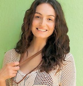 Burcu Kutluk tatilde