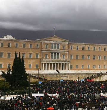 Yunanistan'da "Troyka" grevi!