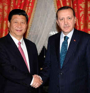 Dolmabahçe'de Çin zirvesi-Çin Halk Cumhuriyeti Devlet Başkan Yardımcısı Şi Cinping, Başbakan Recep Tayyip Erdoğan, Dolmabahçe