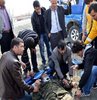Askerleri taşıyan kamyonet kaza yaptı