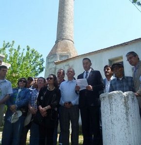 CHP'liler o caminin önünde, İzmir, Seferihisar