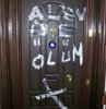 Alevilerin evine korkutan işaret