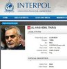 Haşimi için 'kırmızı bülten' 