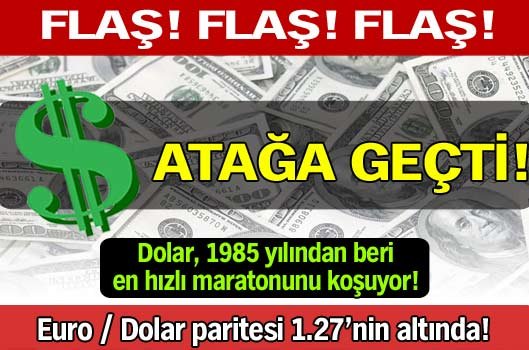 Dolar ata�a ge�ti!