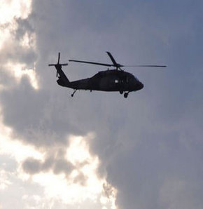 Yüksekova'da helikopter düştü, Dağlıca'da askeri helikopter düştü