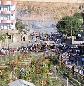 Cizre'de olaylar çıktı
