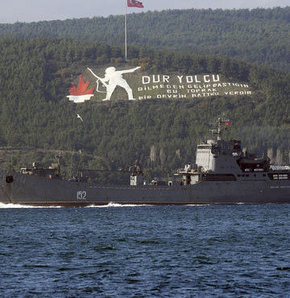 Rus Donanması Çanakkale Boğazı'nda