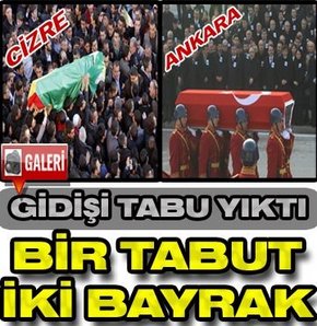 KADEP Lideri Şerafettin Elçi'nin tabutuna Ankara’da Türk bayrağı, Cizre’de Kürt bayrağı örtüldü...