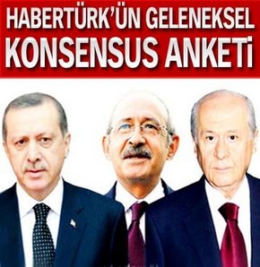 Habertürk'ün geleneksel Konsensus anketi