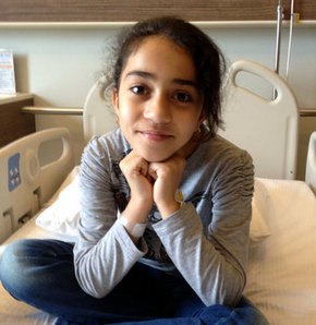Irak'ta üç böbreği olduğu anlaşılınca ailesi tarafından İstanbul'a getirilen 9 yaşındaki Mina Al Mayyah, yapılan ameliyatla sağlığına kavuştu.