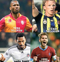Dört büyükler nal topladı!
