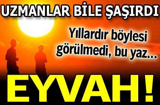 Bu yaz çok daha sıcak geçecek!