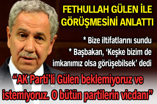 Gülen'le görüşmesini anlattı