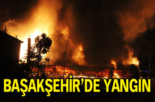 Başakşehir'de yangın