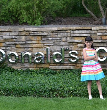 9 yaşındaki kızdan Mc Donald's'a fırça!