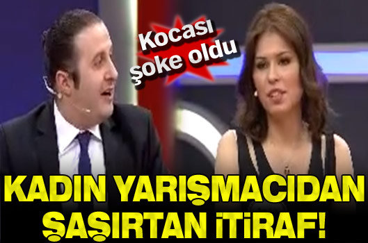 Kocası şoke oldu!