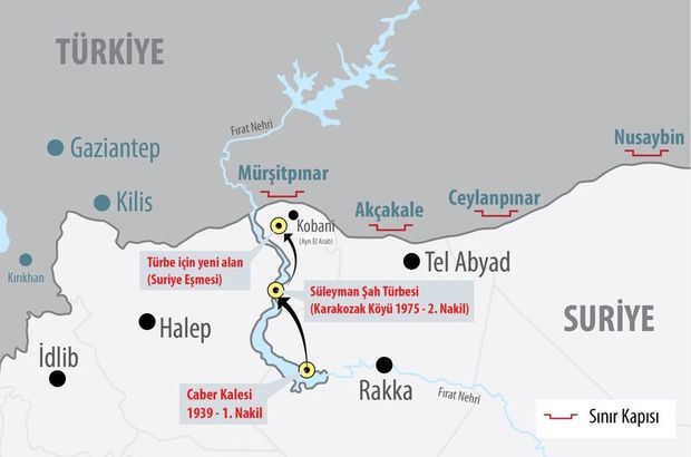 Süleyman Şah Türbesi'nin yeni yeri
