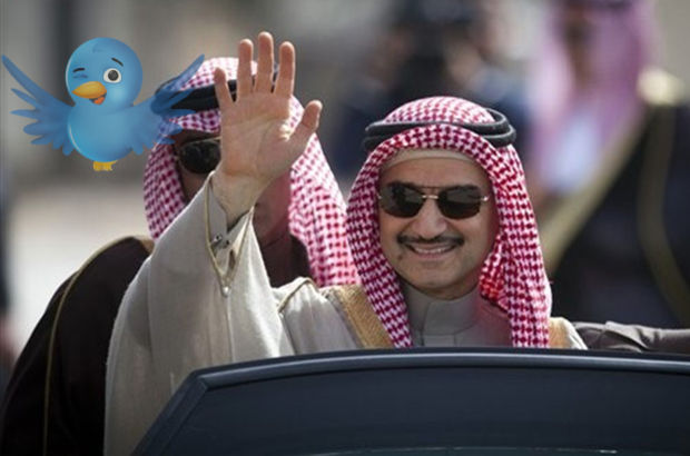 Suudi Prens El-Velid bin Talal, Twitter
