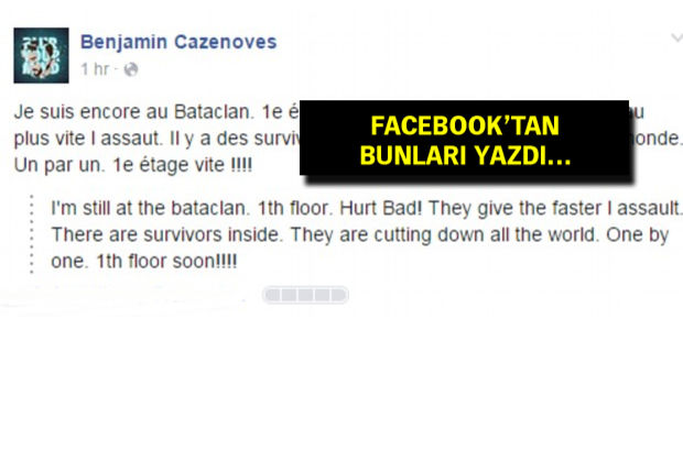 Benjamin Cazenoves, facebook, paris saldırısı