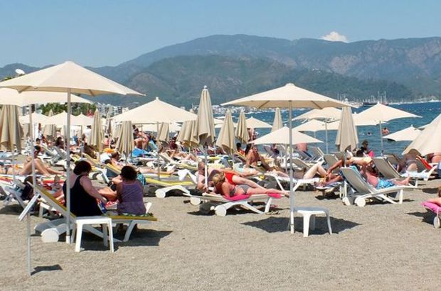 Marmaris te sahiller yabancı turistlere kaldı Turizm Haberleri