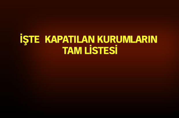 OHAL Kararnamesiyle 16 televizyon, 3 haber ajansı, 45 gazete kapatıldı 35