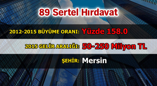 Türkiye'nin en hızlı büyüyen 100 şirketi