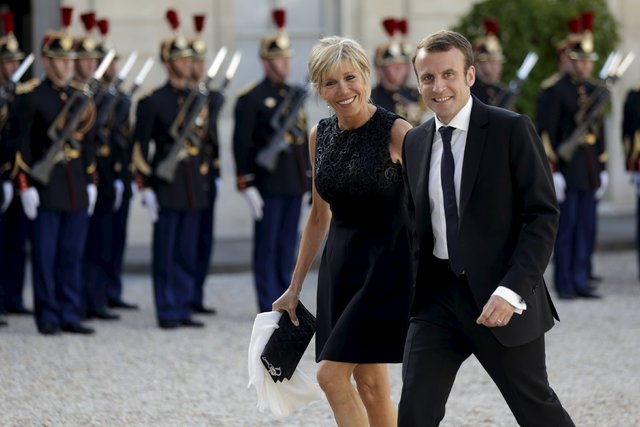 Fransa'nın yeni First Lady'si Brigitte Macron oldu