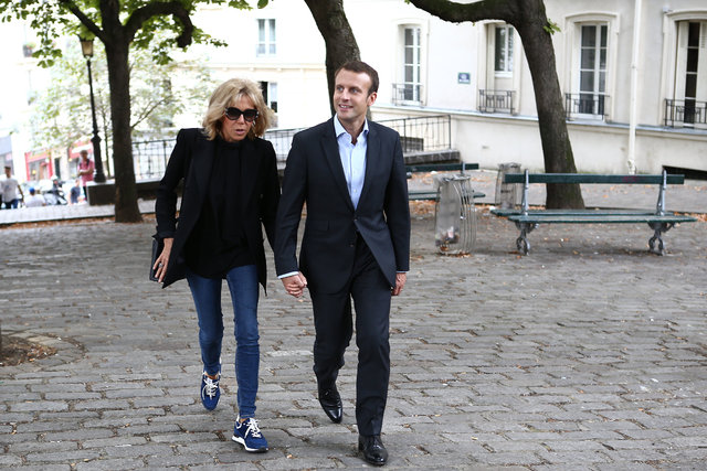 Fransa'nın yeni First Lady'si Brigitte Macron oldu