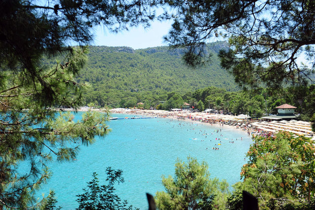 Bodrum'da İskandinav turistler tatilin tadını çıkarıyor