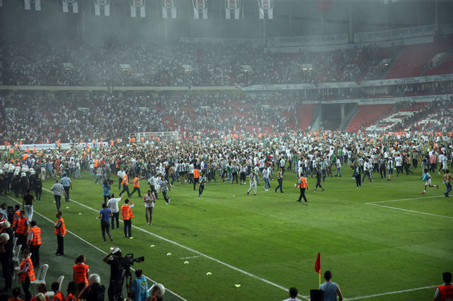 Konyaspor-Beşiktaş maçında olaylar