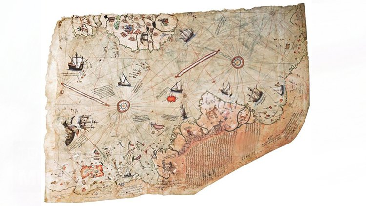 Piri Reis'in haritası 'Dünya Belleği Kütüğü'nde
