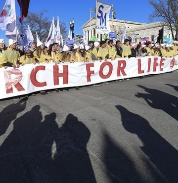 ABD'de kürtaja karşı 'Hayat Yürüyüşü'