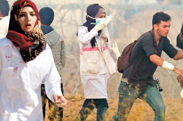 Gazze Filistin hemşire  Razan Eşref en-Neccar İsrail Filistin haberler