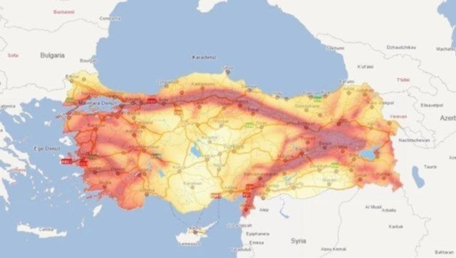 Kuzey Anadolu Fay Hatt Deprem Haritas Diri Fay Haritas Ile